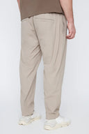 Thickems Men's Warp Knit Pull On Black Pant