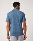 Travis Mather Men's Performance Jersey Resort Blue Horizon Golf Polo