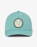 Travis Mathew Beach Club Heather Bright Aqua Snapback Hat