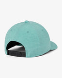 Travis Mathew Beach Club Heather Bright Aqua Snapback Hat