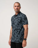 Travis Mathew Men's ComfortKnit Breeze Total Eclipse Golf Polo