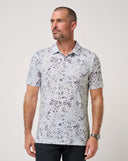 Travis Mathew Men's Featherweight Chill White Golf Polo