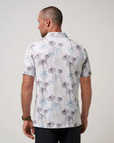 Travis Mathew Men's Featherweight Palms White Golf Polo