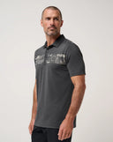 Travis Mathew Men's Performance Jersey Marina Ebony Golf Polo