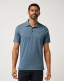 Travis Mathew Men's Performance Jersey Wave Bering Sea Golf Polo