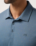 Travis Mathew Men's Performance Jersey Wave Bering Sea Golf Polo