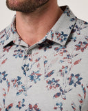 Travis Mathew Men's Unlimited Access Heather Light Grey Golf Polo