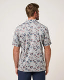 Travis Mathew Men's Unlimited Access Heather Light Grey Golf Polo