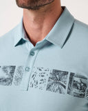 Travis Mathew Performance Jersey Cruise Forget Me Not Golf Polo