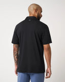 Travis Mathew Performance Jersey Seas Black Golf Polo