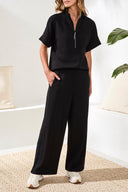 Tribal Ladies Black TechnoLux Pull On Pant