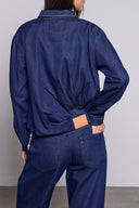 Tribal Ladies After Midnight Bubble Denim Jacket w/Back Pleats
