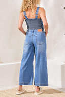 Tribal Ladies Amalfi Coast Jumpsuit w/Adjustable Straps & Smocking