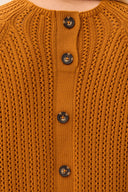 Tribal Ladies Bronze Funnel Neck Sweater