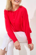 Tribal Ladies Button Down Front Pointelle Rogue Cardi
