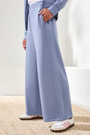 Tribal Ladies Dust Blue TechnoLux Pull On Pant