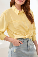 Tribal Ladies Flowy Lemongrass Overshirt