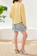 Tribal Ladies Flowy Lemongrass Overshirt