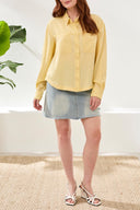 Tribal Ladies Flowy Lemongrass Overshirt