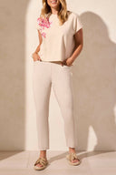 Tribal Ladies French Oak Cap Sleeve Top w/Placement Print