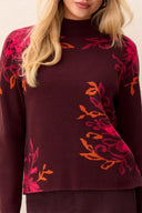 Tribal Ladies Fudge Funnel Neck Sweater