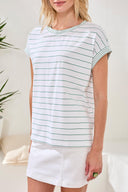 Tribal Ladies Grass Cap Sleeve Top