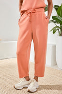 Tribal Ladies Guavablush Barrel Crop Jogger w/Pockets