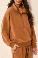 Tribal Ladies Hazelwood 1/2 Zip Popover w/Quilted Collar