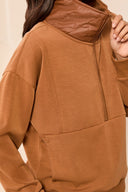 Tribal Ladies Hazelwood 1/2 Zip Popover w/Quilted Collar