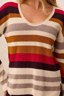 Tribal Ladies Jazzy U Neck Sweater
