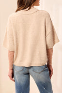 Tribal Ladies Loft Elbow Sleeve H Pashima Crewneck Sweater