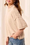 Tribal Ladies Loft Elbow Sleeve H Pashima Crewneck Sweater