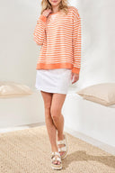 Tribal Ladies Mango LS Crewneck Top