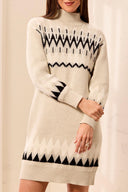 Tribal Ladies Moonstone Mock Neck Sweater Dress