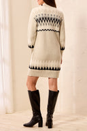 Tribal Ladies Moonstone Mock Neck Sweater Dress
