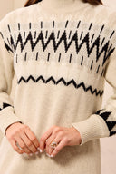 Tribal Ladies Moonstone Mock Neck Sweater Dress
