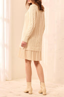 Tribal Ladies Moonstone Sweater Dress w/Chiffon