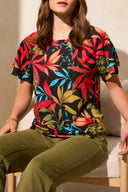 Tribal Ladies Poppy Ruffle Sleeve Top