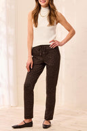 Tribal Ladies Pull On Hickory Ankle Pant w/Pockets