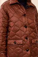 Tribal Ladies Reversible Brown/Black Quilted Jacket