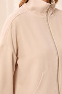 Tribal Ladies SandDune Mock Neck Zip Cardigan w/Pockets