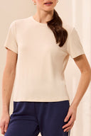 Tribal Ladies Sand Dune SS Crew Top