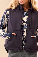 Tribal Ladies Sapphire Packable Puffer Vest