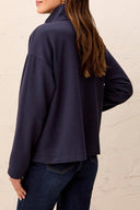 Tribal Ladies Sapphire Zip Front Coat w/Linig