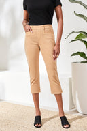 Tribal Ladies Sesame Pull-On Capri w/Topstitch Detail