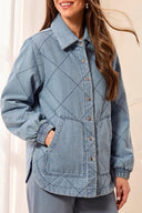Tribal Ladies Skylight Denim Quilted Jacket