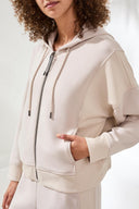 Tribal Ladies TechnoLux Sand Dune Zip Up Cardigan w/Hood