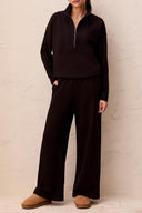Tribal Ladies Technolux Black Pull On Ankle Pant