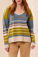 Tribal Ladies U Neck Pear Sweater