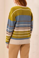 Tribal Ladies U Neck Pear Sweater